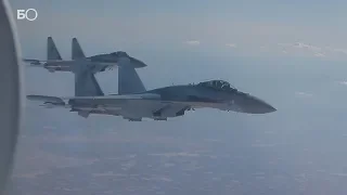 Минобороны РФ показало видео полета Шойгу над Сирией