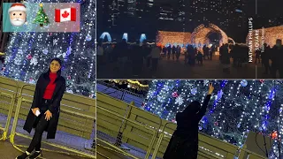 First Christmas in Canada|| Christmas vlog🎄🇨🇦|| Christmas in Canada😍|| Nathan Philips Square❤️🎄