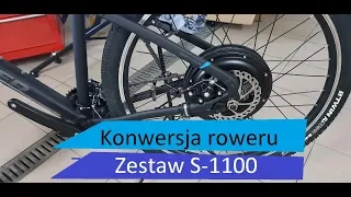 Konwersja roweru na elektryczny, instrukcja montażu zestawu 1000 Watt