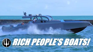 BURNING CASH! HOW THE RICH DO IT! MIDNIGHT EXPRESS 52 VITESSE / 6 MERCURY'S 450R | HAULOVER INLET