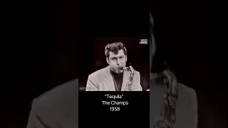 1958 "Tequila" by The Champs hits #1 in America, becoming the most popular sax instrumentals ever.