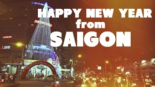 2.HAPPY NEW YEAR from SAIGON. Новый год в Сайгоне. Christmas Ho Chi Minh.VIetnam.