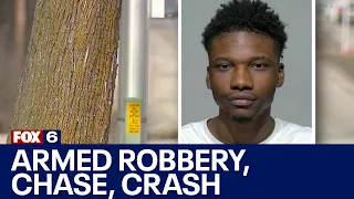 Milwaukee robbery, police chase ends in crash | FOX6 News Milwaukee