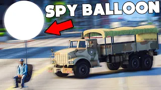The Military HATES Our Spy Balloon in GTA 5 RP