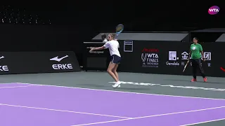 Karolina Pliskova Practice | 2019 WTA Finals