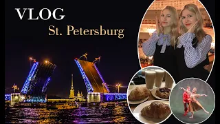 VLOG Будни в Санкт-Петербурге 🤍 Разведение мостов в Питере  Saint-Petersburg  schino_twins