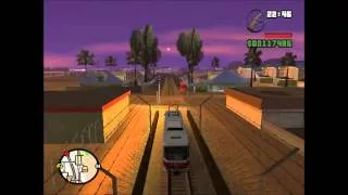 GTA SA Tram vs Crazy Train