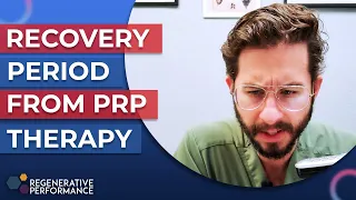 Recovery Period from PRP Therapy