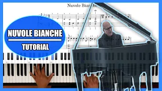 🎹NUVOLE BIANCHE (Ludovico Einaudi): TUTORIAL para ✅ PIANO FÁCIL ✅