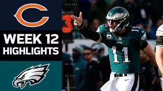 Bears vs. Eagles | NFL Week 12 Game Highlights