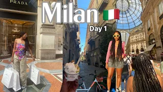 Milan Italy: Luxury Birthday Shopping, Gelato, Thrifting, & Birthday Photoshoot