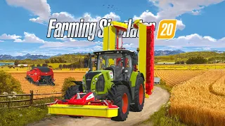 Grass Cutting Farming Simulator 20 | Use Mower In Fs 20 | Farming Simulator 20 Gameplay | Timelapse