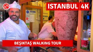 Center Of Life In Istanbul City 2023 Beşiktaş Walking Tour|4k 60fps