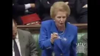 Margaret Thatcher - Europe "No No No" 1990-10-30