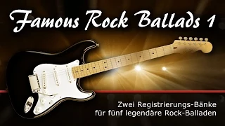 Famous Rock Ballads 1 - Registrierungen von Soundwonderland für Yamaha Genos, Tyros 5 und 4