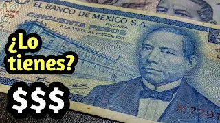 Billete de $50 Pesos con Benito Juaréz PRECIO ¿CUANTO VALE? Caracteristicas y Historia