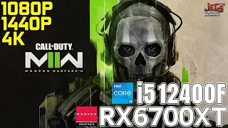 Call of Duty: Modern Warfare 2 | i5 12400F + RX 6700 XT | 1080p, 1440p, 4K benchmarks!