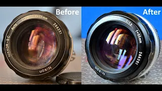 Lens Repair: Nikon Nikkor 55 f1.2 fungus cleaning