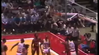 NBA Greatest Duos: Hakeem Olajuwon & Ralph Sampson vs Blazers (1984)