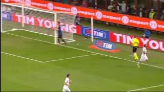 Il cucchiaio di Osvaldo in Inter-Roma