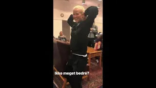 Pernille dancing