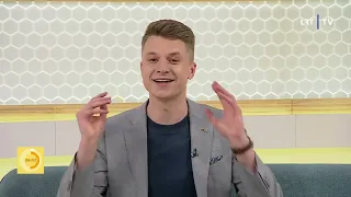 LRT TV - Start of "Good morning, Lithuania" with interpretation of "Luktelk (8 May 2024)