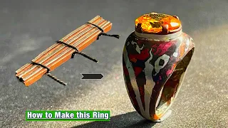 How to Make Mokume Gane Ring at Home