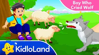 The Boy Who Cried Wolf Story + Other Moral Stories | Bedtime Stories for Kids | KidloLand Stories