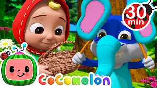 Little Red Riding JJ & MORE | CoComelon JJ's Animal Time | Animal Nursery Rhymes