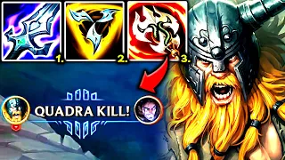 OLAF TOP CAN LITERALLY 1V5 THE FULL ENEMY TEAM (UNSTOPPABLE) - S14 Olaf TOP Gameplay Guide