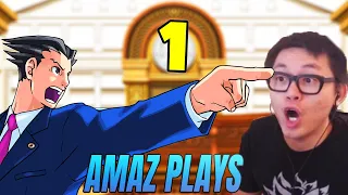 The First Turnabout - Ace Attorney P. 1 - Amaz Plays