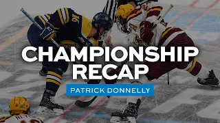 NCAA men's hockey championship recap: Quinnipiac wins OT thriller