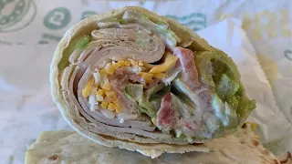 Subway Turkey, Bacon & Avocado Wrap On Lavash - New