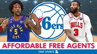 AFFORDABLE 76ers Free Agent Targets Ft. Kentavious Caldwell-Pope, Andre Drummond, Obi Toppin