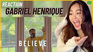 Gabriel Henrique -Believe (Cover)|REACTION