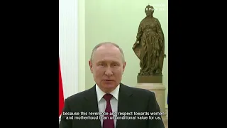 'From bottom of my heart' Putin congratulates Russia’s women on International Women’s Day