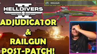 ADJUDICATOR AND RAILGUN = NOTHING SPECIAL!! | POST-PATCH | HELLDIVERS 2