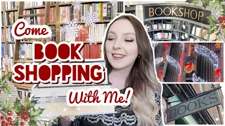 Come Festive Book Shopping With Me in Edinburgh! ✨ a merry wee vlog & book haul ✨AD