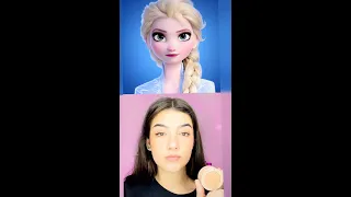 I tried to transform CHARLI DAMELIO into princess ELSA ✨cute af✨😭 | JULIA GISELLA