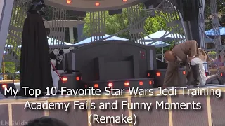 My Top 10 Favorite Star Wars Jedi Training Academy Fails and Funny Moments (Remake)