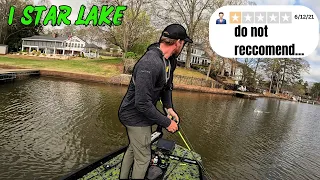 I Fished A Lake With The Worst Google Reviews - Big Bass