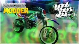 GLITCH CHANGER LES ROUE DE LA SANCHEZ MOTO CROSS SUR GTA 5 !