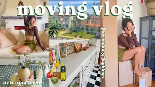moving vlog📦~ unpack, shop, and organize with me!