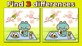 Spot The Difference | Picnic | Illustration puzzle game | Find the differences