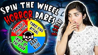 SCARY SPIN THE WHEEL Challenge 3AM|* Please Don't Try Any Of it*😱😨 (Part 3)