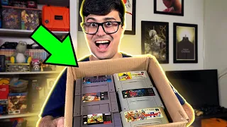 COMPREI VÁRIOS CARTUCHOS DE SUPER NINTENDO (FUNCIONOU?)