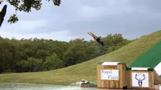 Girl Does Backflop Off Huge Water Slide APP A Perfect Pool