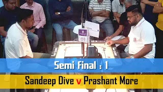 MCA Live : SF 1 - Prashant More (Mumbai) Vs Sandeep Dive (Mumbai-Sub)