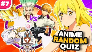 ANIME RANDOM QUIZ #7 🍥 Ultimate challenge 🎲 For real Otaku 👑