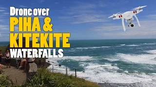 I flew over a waterfall! | Piha & KiteKite Falls trek